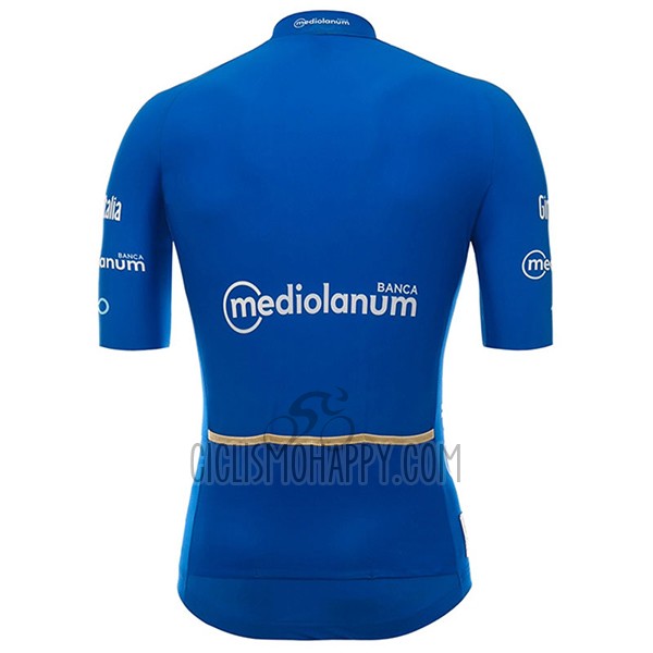Giro D'italy Cycling Jersey Bib Short 2017 Men Short Sleeve Blue